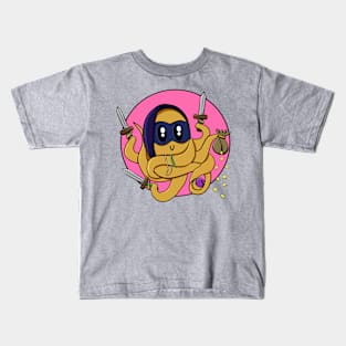 Octopus Rogue - Dungeons and Dragons Kids T-Shirt